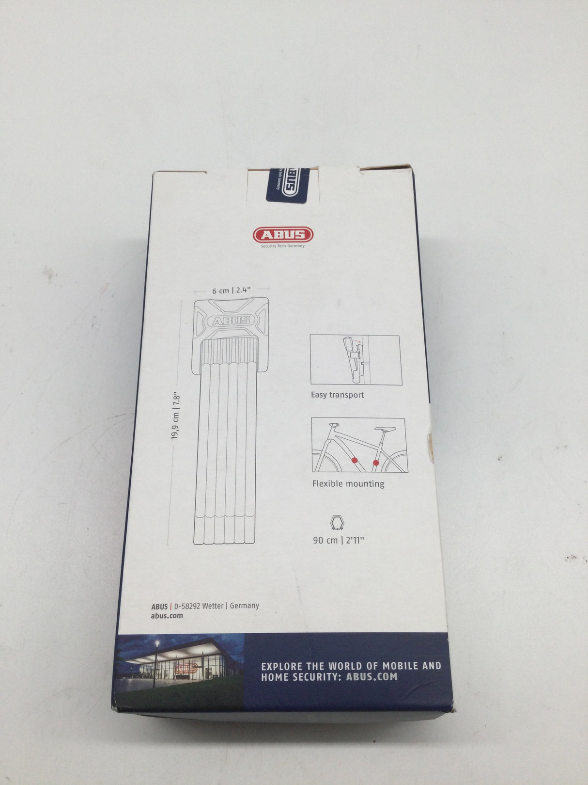 🌟 ABUS Bordo 6000K/90 SH – B-Ware