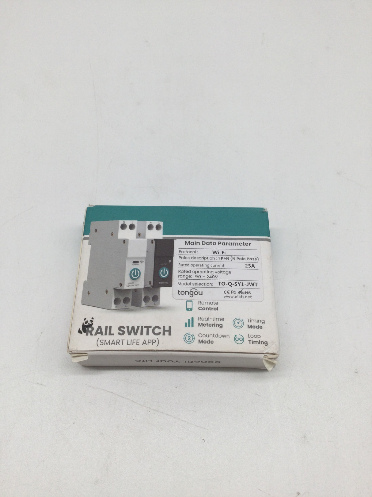 Tongou 25A Schienen-Leistungsschalter mit Smart WiFi Switch – Intelligentes Energiemanagement für Ihr Zuhause!