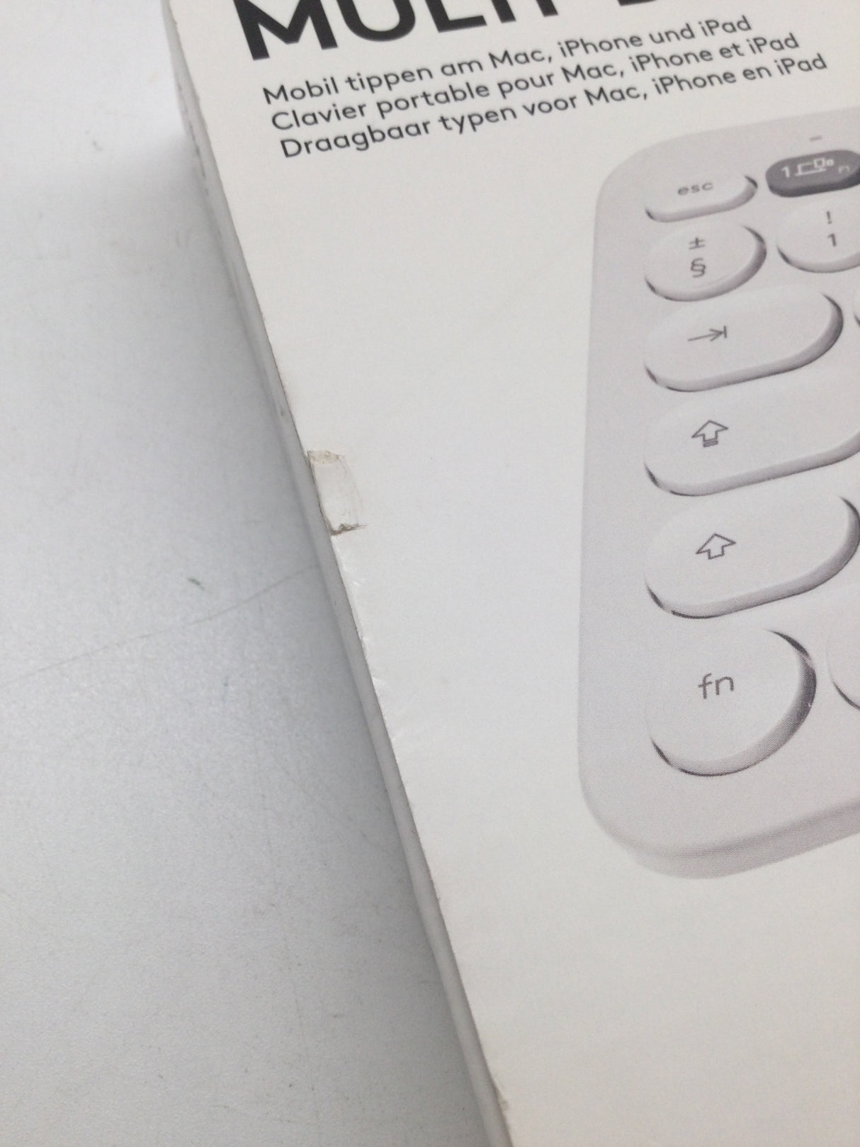 ⌨️ Logitech K380 Multi-Device Tastatur – Weiß (B-Ware)