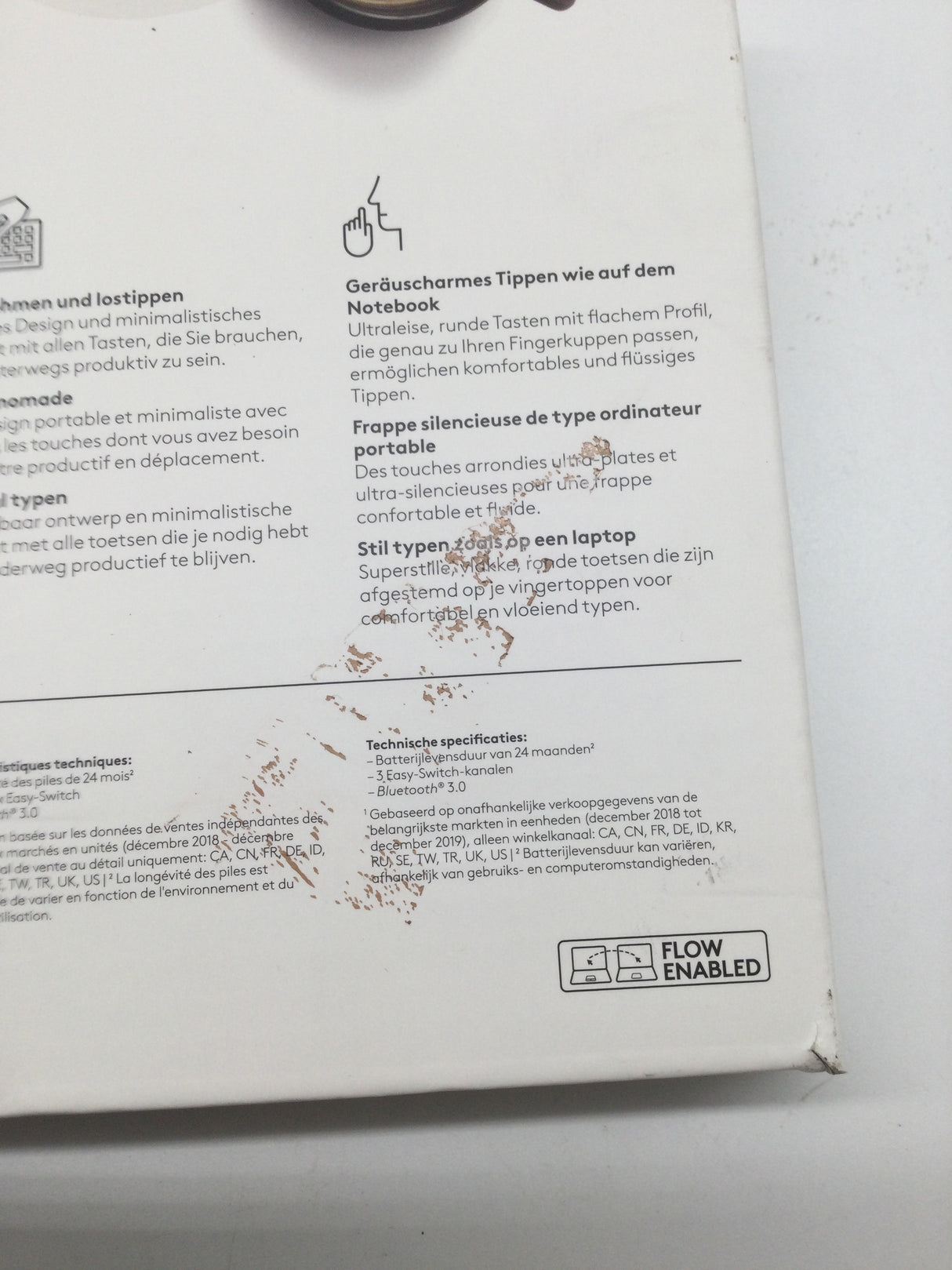 ⌨️ Logitech K380 Multi-Device Tastatur – Weiß (B-Ware)