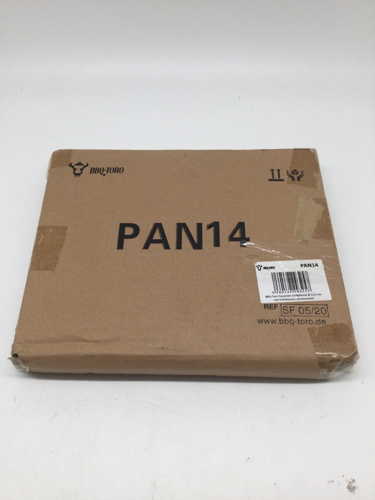 🔥 BBQ-Toro Gusseisen Grillpfanne mit 8 Zonen Ø 22,5 cm