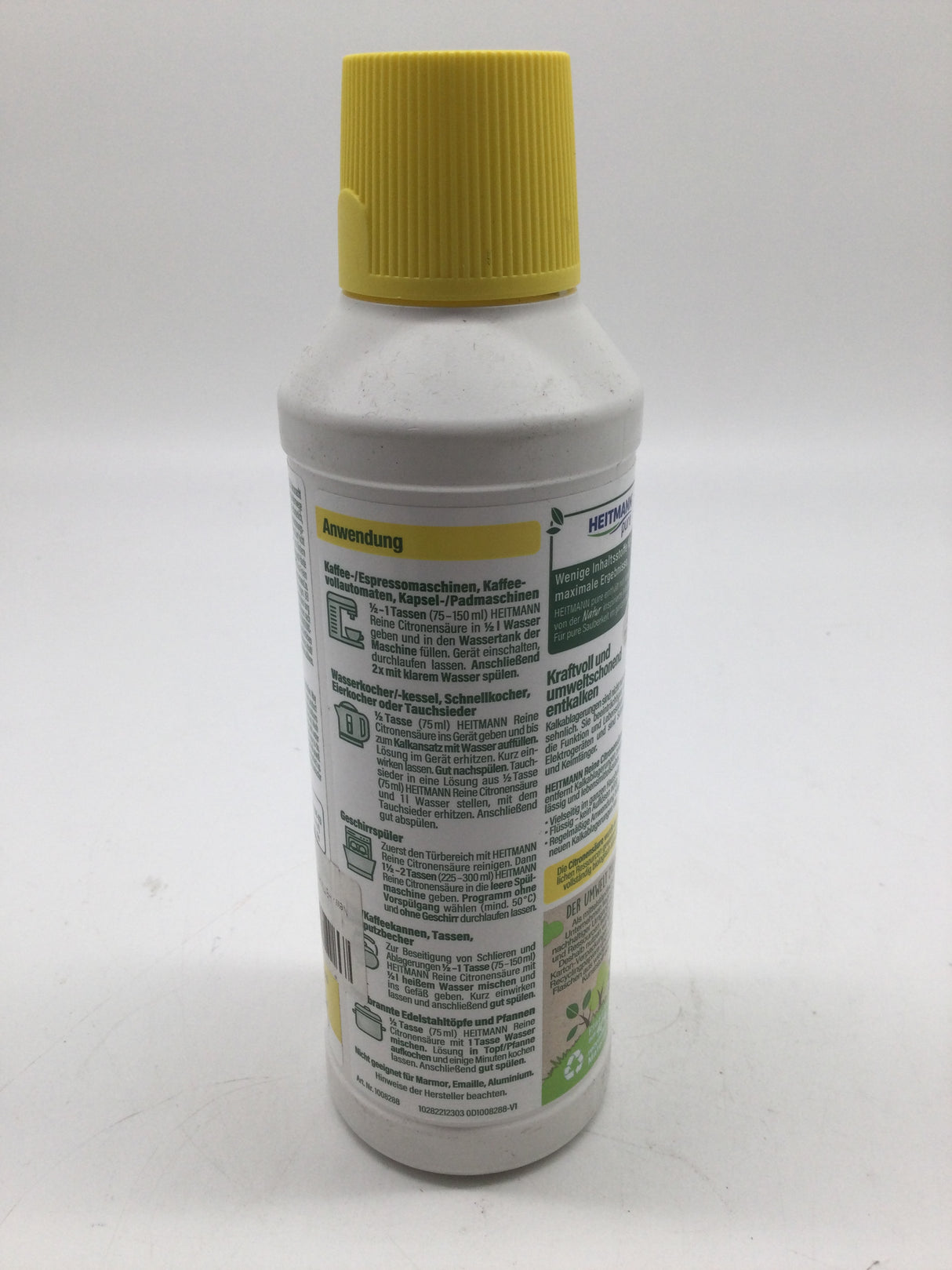 🧴 Heitmann pure Reine Citronensäure 500ml