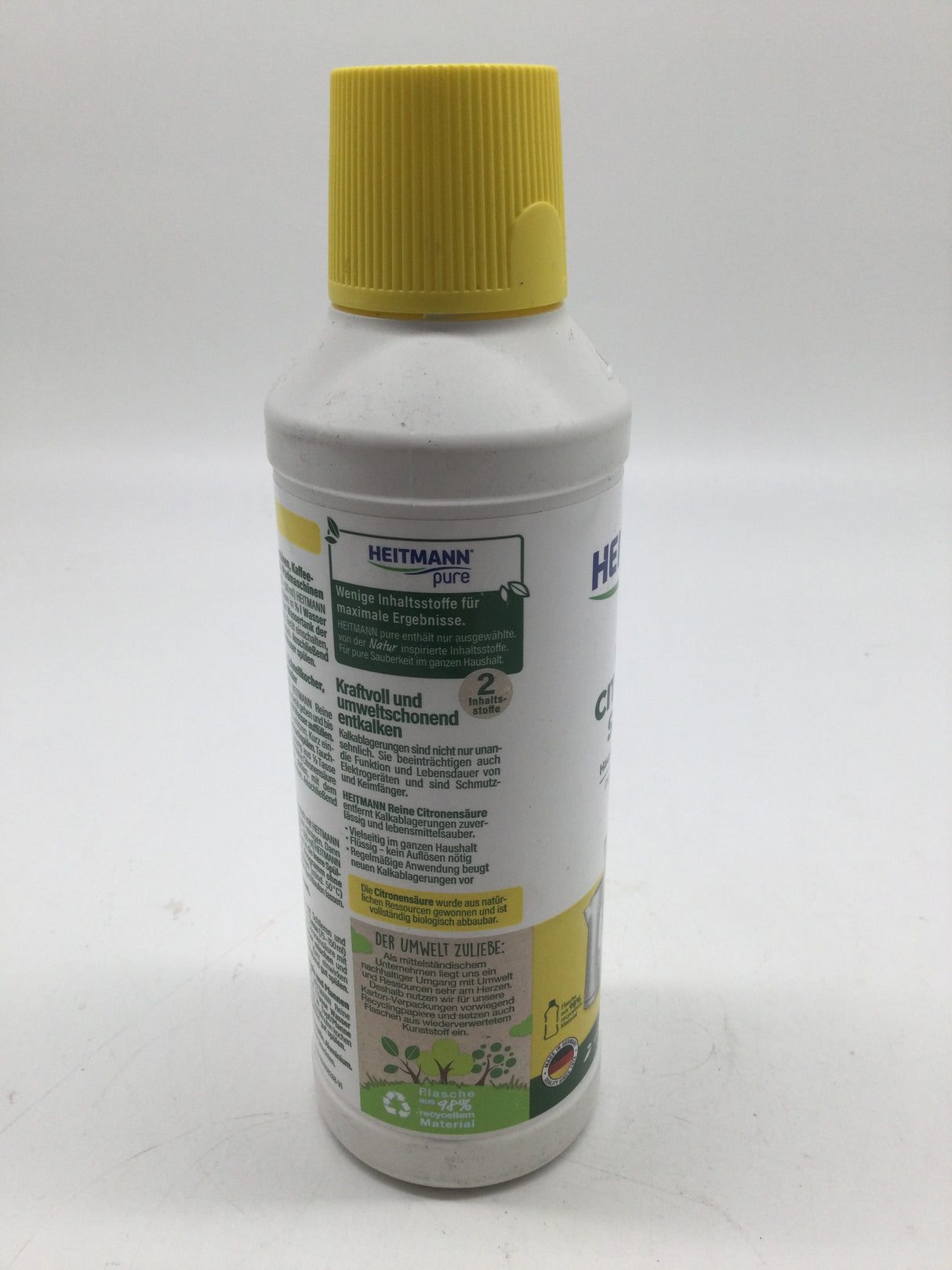 🧴 Heitmann pure Reine Citronensäure 500ml