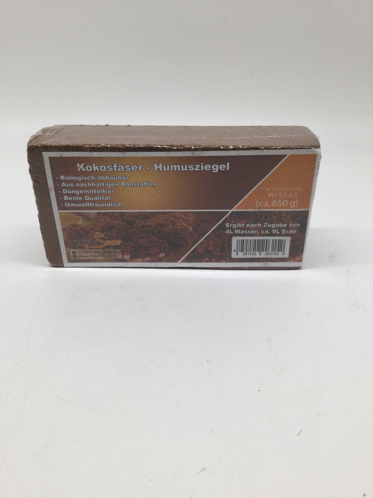 🌟 Kokosfaser Humusziegel – 650g