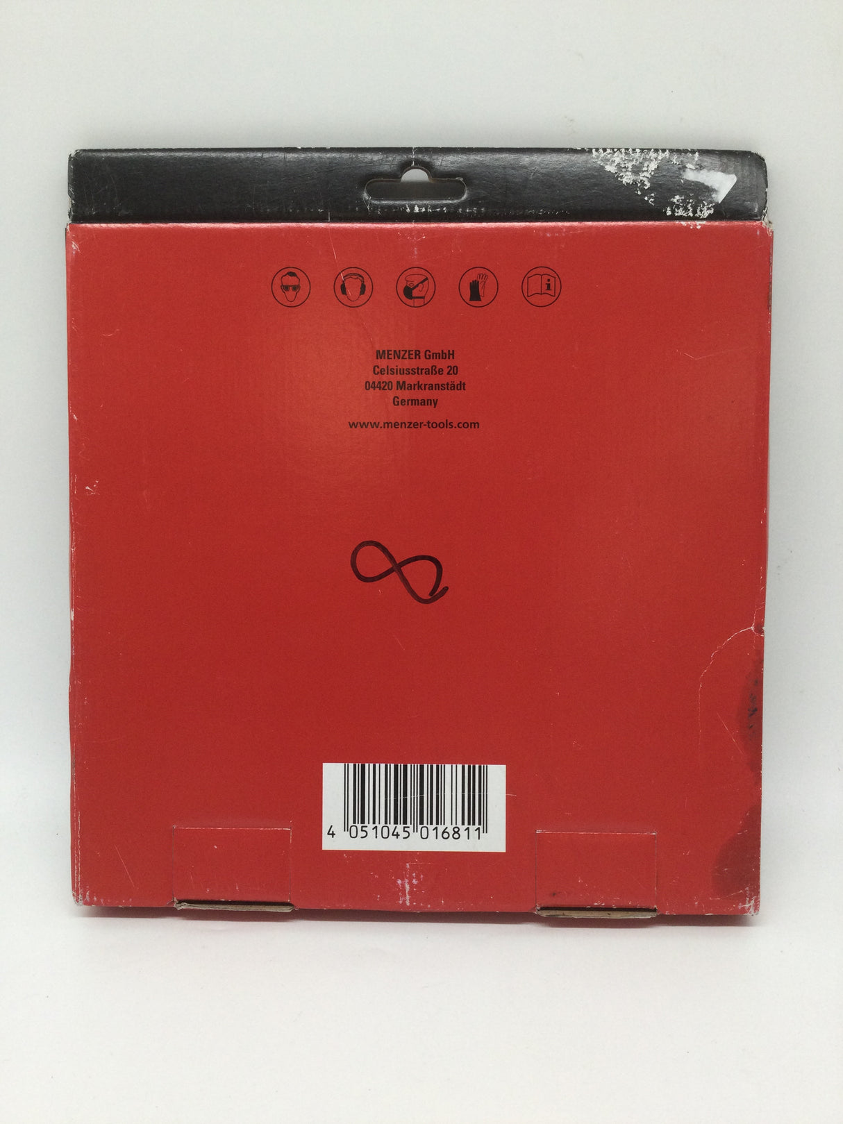 🌟 MENZER Black Klett-Schleifscheiben, 225 mm, K16 – 2 Stück (B-Ware)