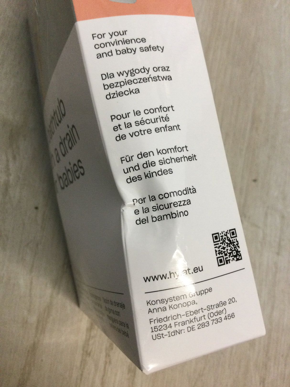 🛁 HYLAT BABY Babybadewanne FRIENDS – 7-teiliges Set (B-Ware)