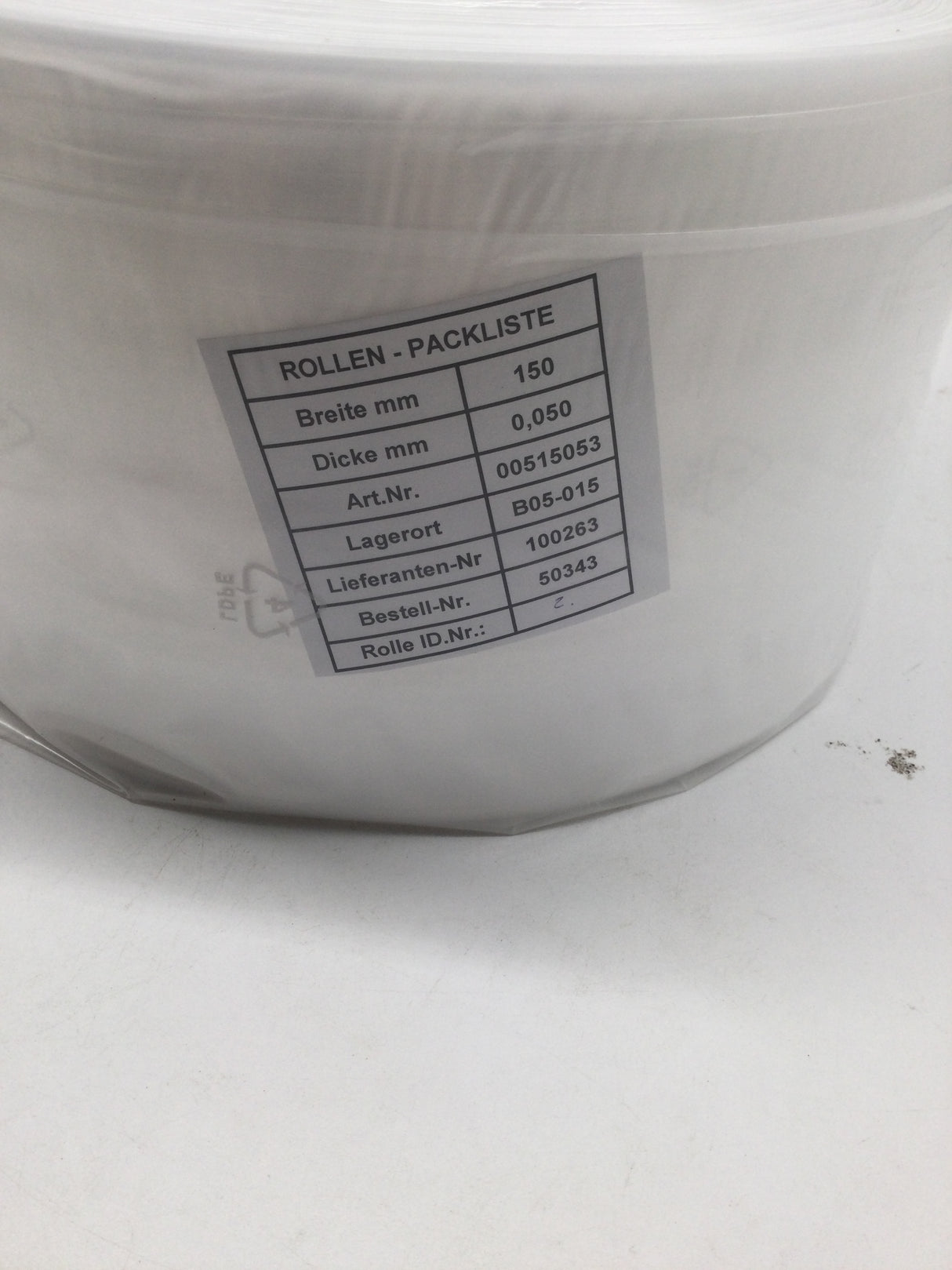 🌟 LDPE-Schlauchfolien – Transparent, unbedruckt, 50 my (B-Ware)