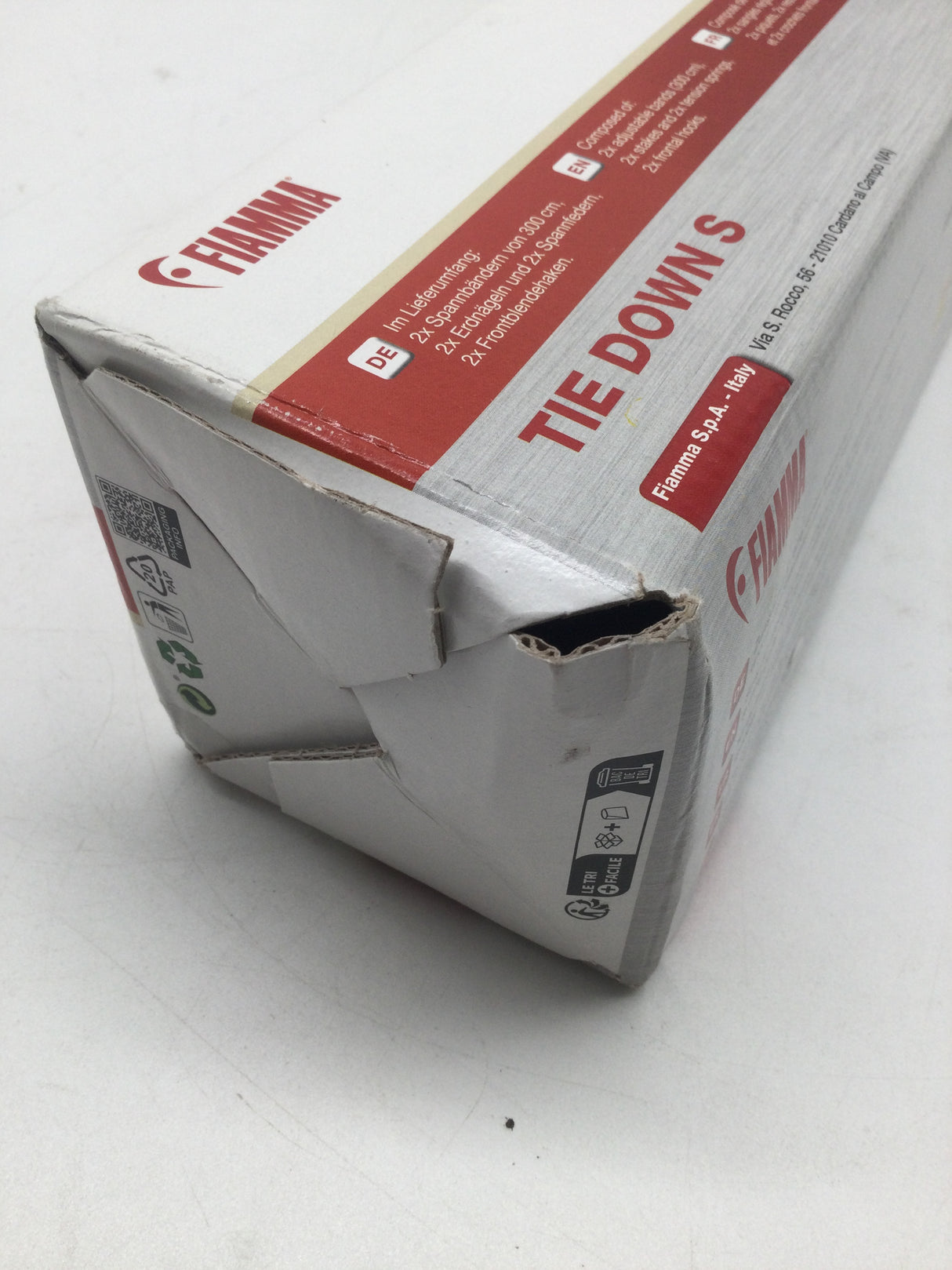 🌟 Fiamma Tie Down S Ankerbänder – Schwarz – B-Ware