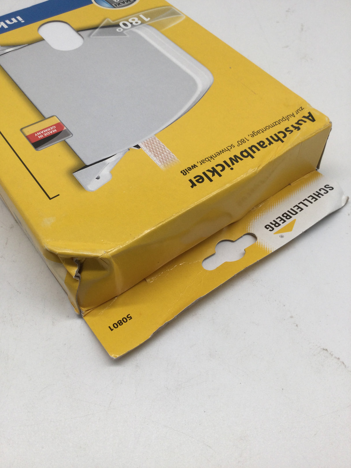 🌟 Schellenberg 50801 Aufschraubwickler Maxi 23mm – Schwenkbar, 5,3m Gurtband, Weiß (B-Ware)