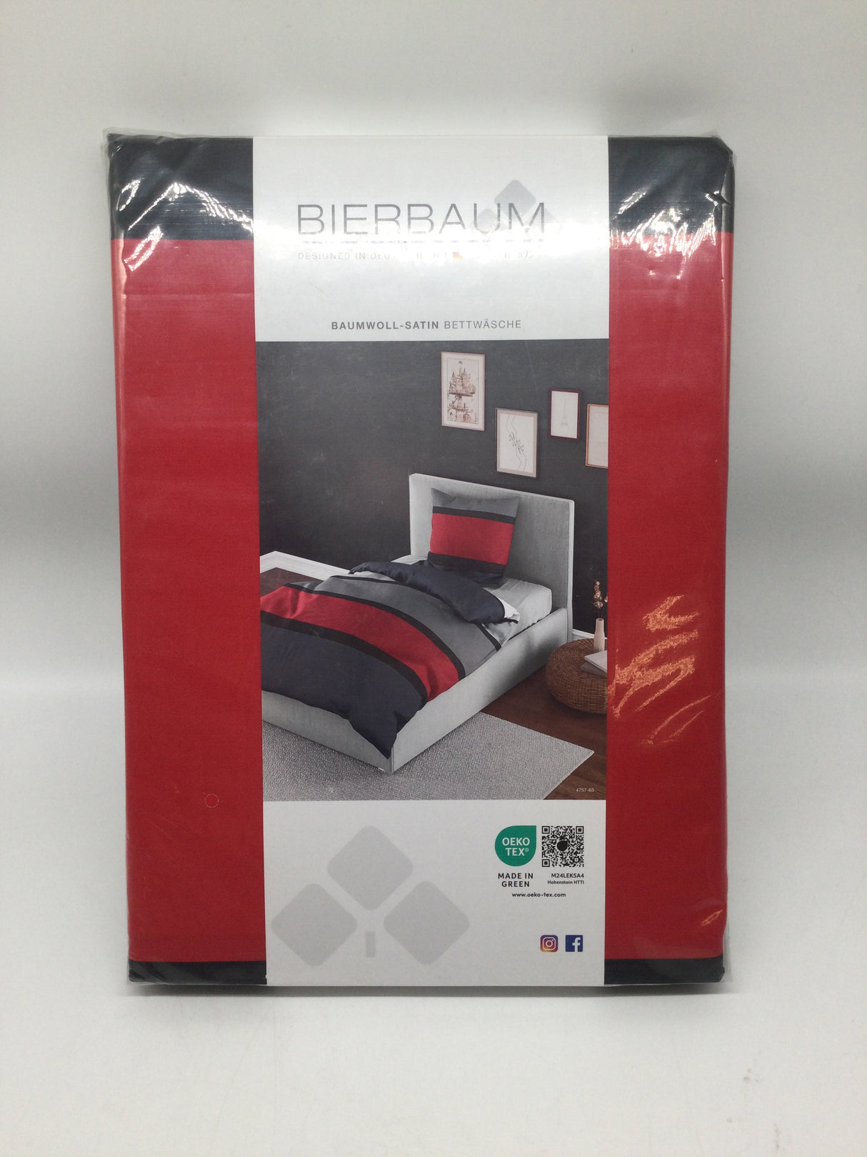 🌟 Bierbaum Bettwäsche-Set 4757 – 80 x 80 cm + 135 x 200 cm 🌟