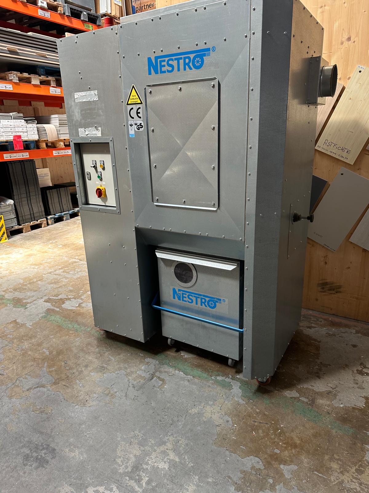 ✅ NESTRO Entstauber NE 160 plus mit Handabrüttlung – 400V – 2,2 kW – Baujahr 2012 ✅