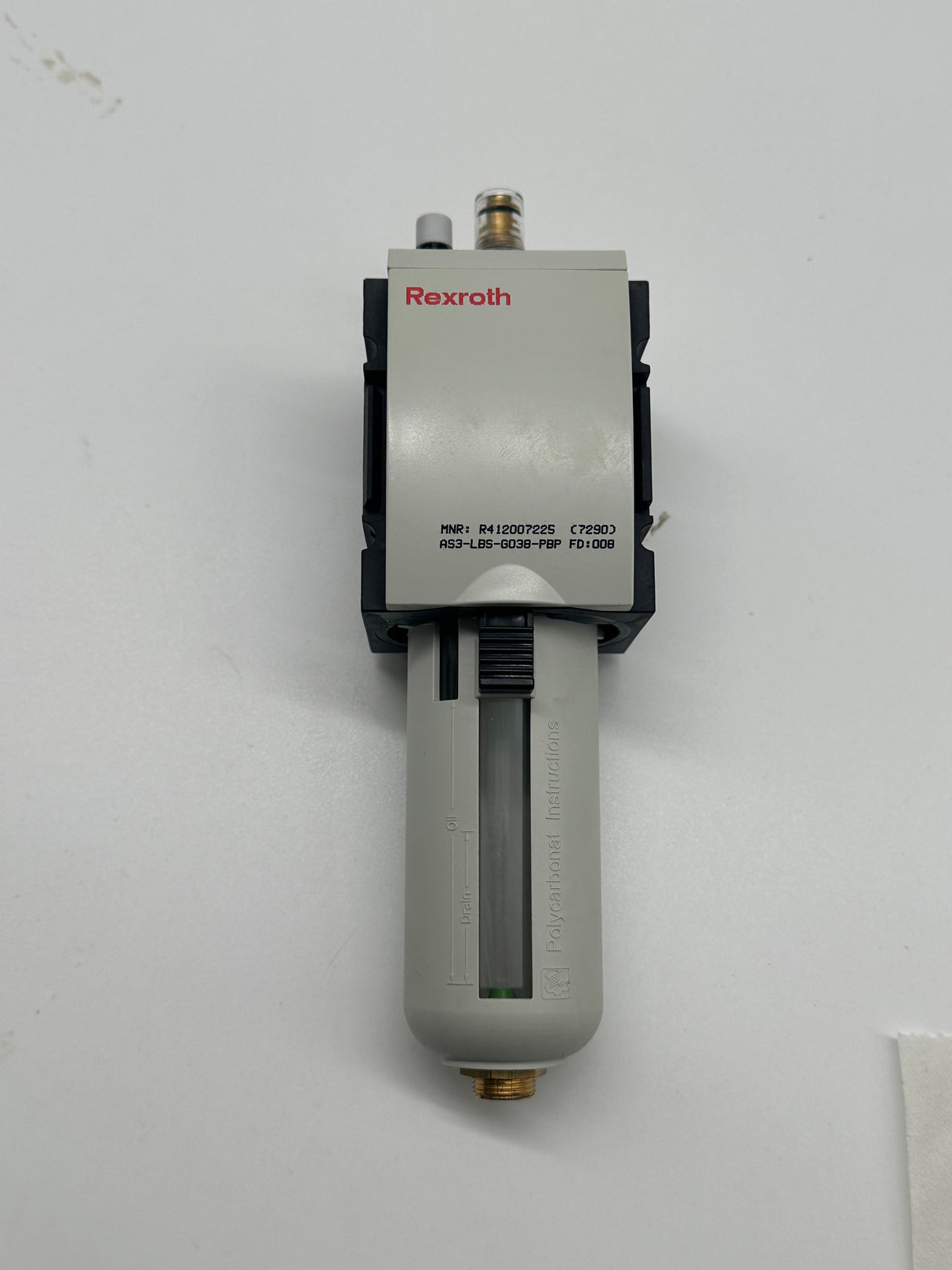 Rexroth R412007225 Pneumatischer Öler AS3-LBS-G038-PBP-LA