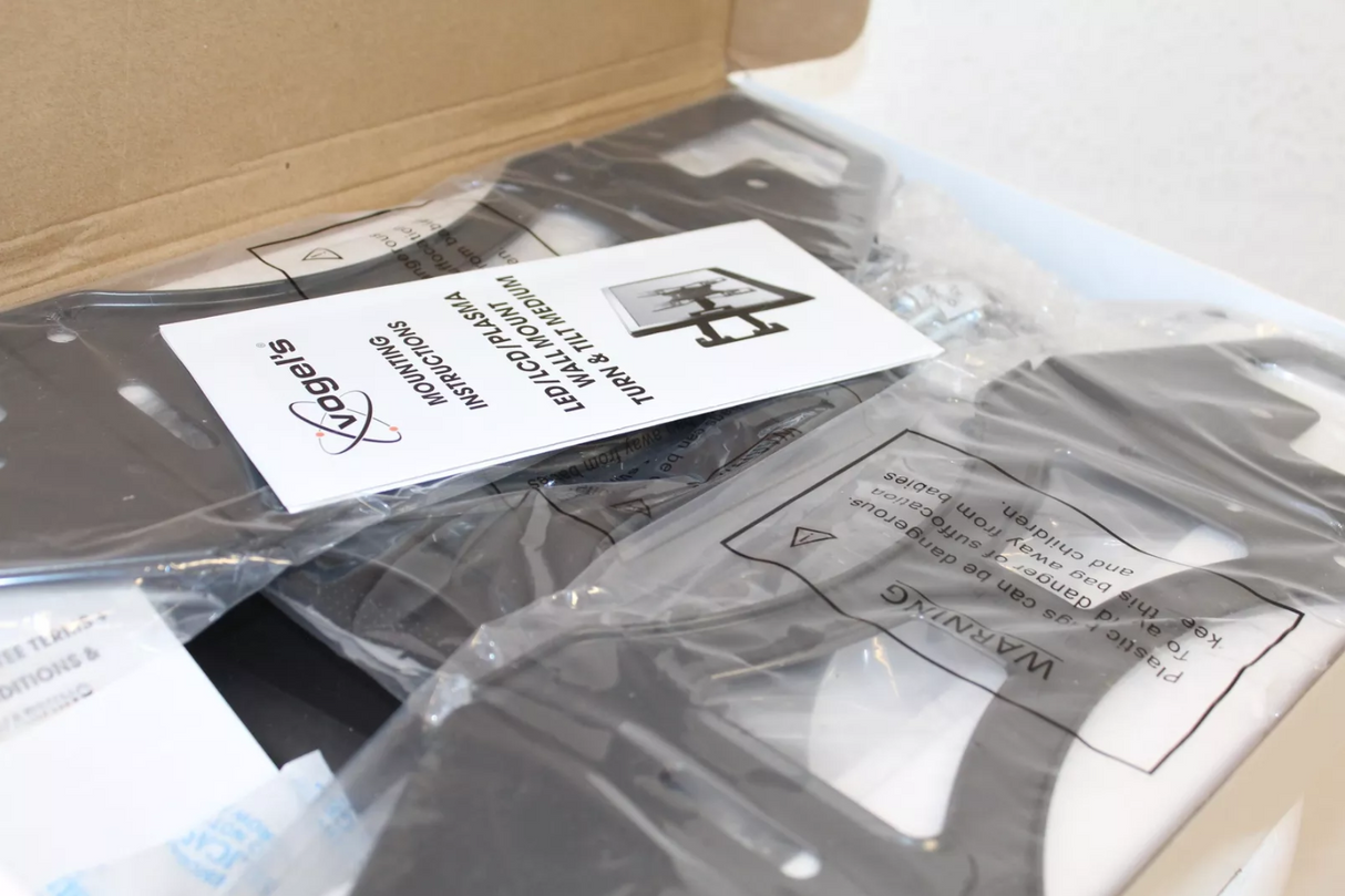 🌟 Vogels LED/LCD/Plasma Wall Mount Turn & Tilt Medium – Schwarz (B-Ware)