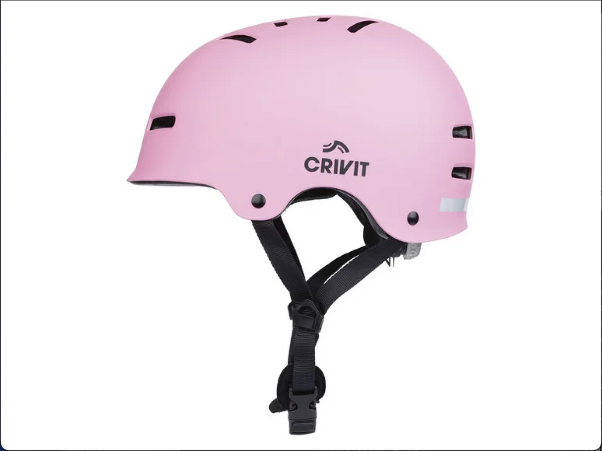 🛹 CRIVIT Kinder-Inlinerhelm mit Rücklicht