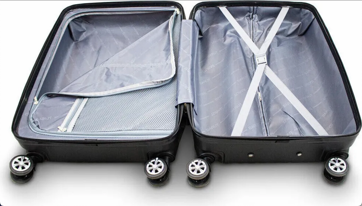 🧳 Barut Trolley Hartschalenkoffer M – Schwarz