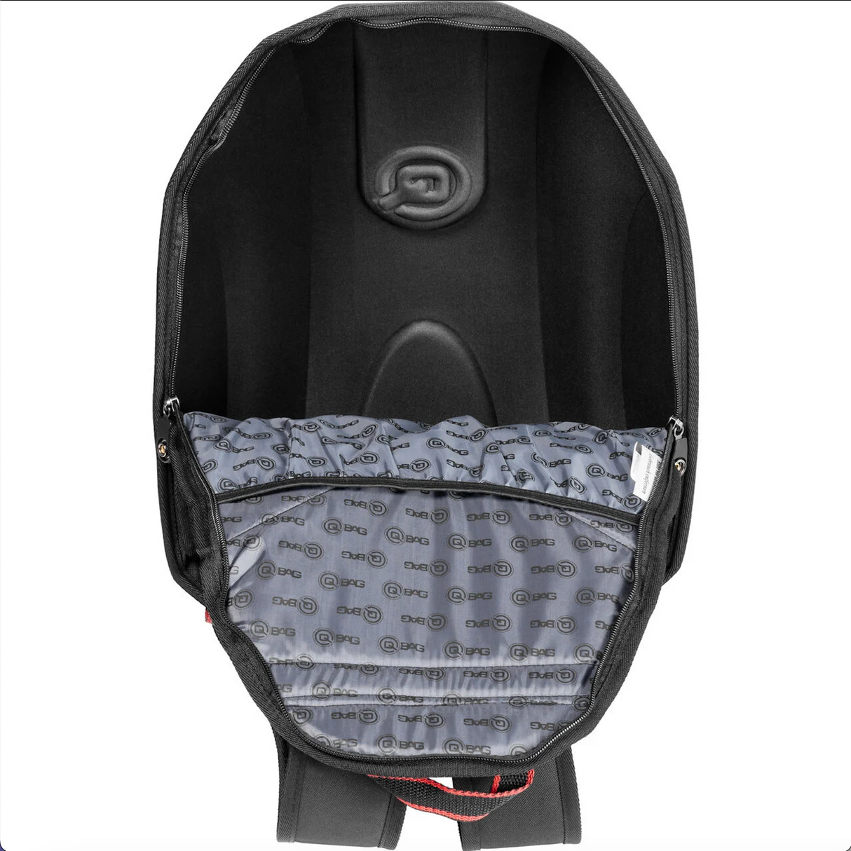 🎒 QBag Rucksack Hartschale 24L, schwarz