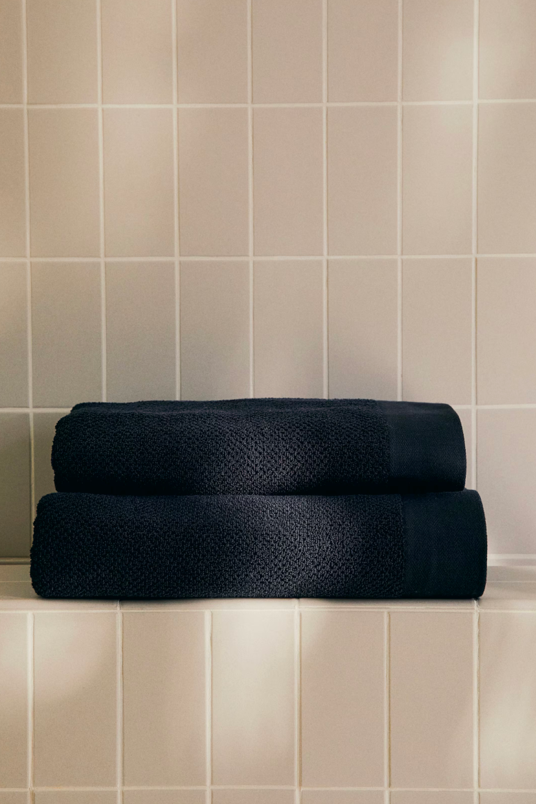🛁 H&M Badetuch aus Baumwollfrottee