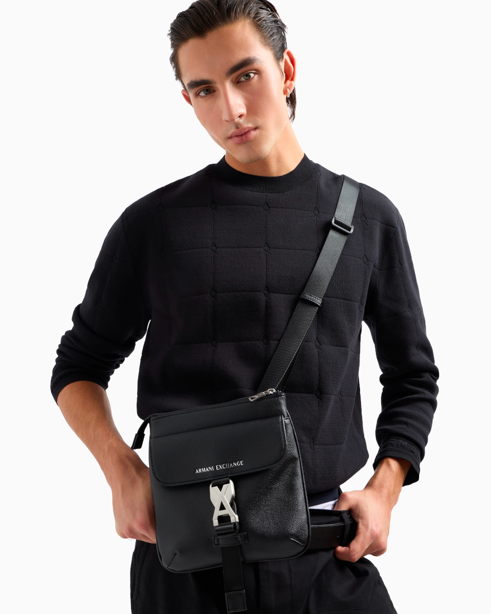 👜 Armani Flat Cross Body Messenger Bag