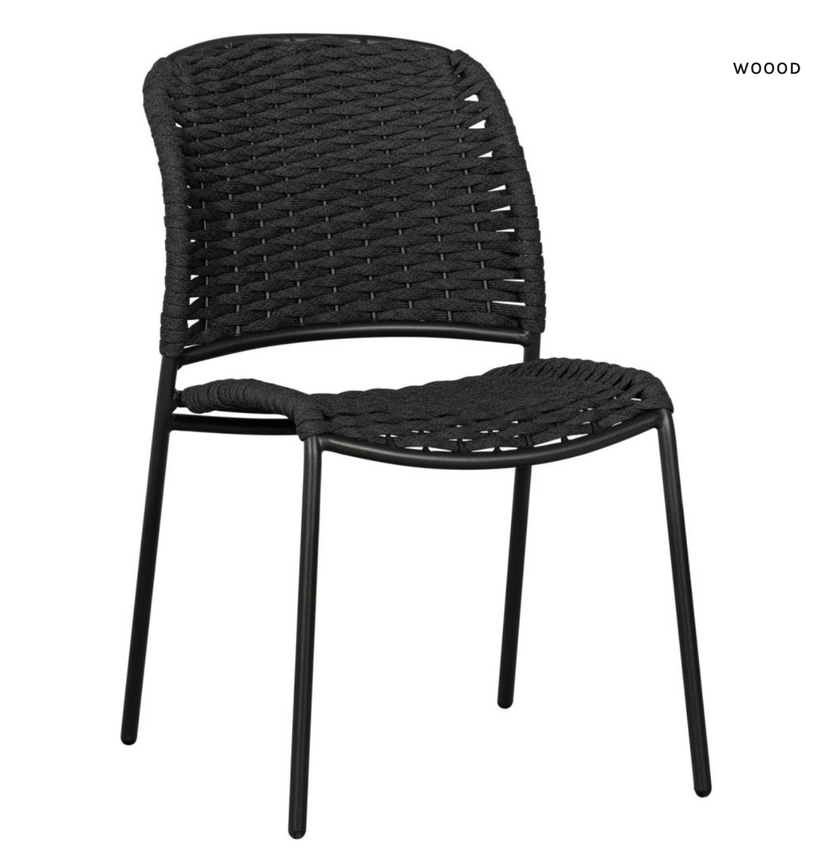 🪑 Exotan Taku Stuhl Schwarz - B-Ware!