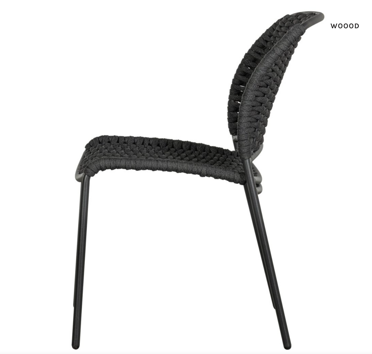 🪑 Exotan Taku Stuhl Schwarz - B-Ware!