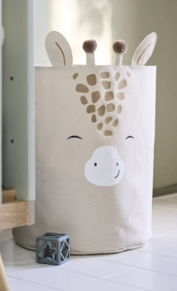 🦒 vertbaudet XL Aufbewahrungskorb – GIRAFFE | Farbe: Sand - NEU