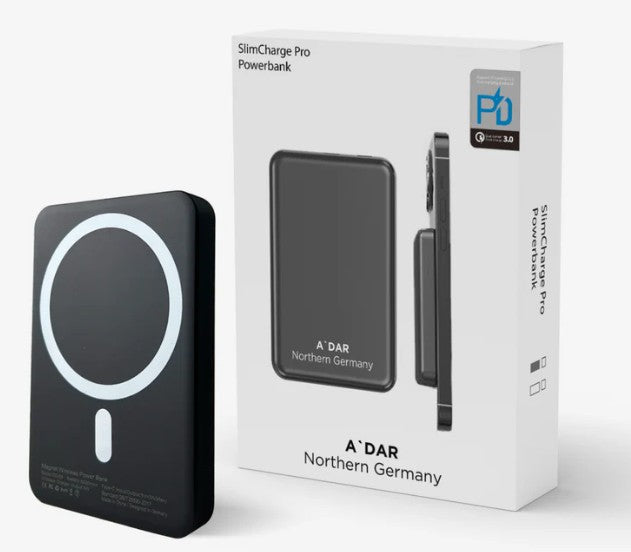 🔋 SlimCharge Pro Magnetische Powerbank 5000 mAh – USB-C Kabel inkl., neu