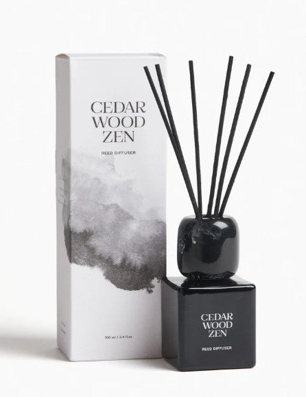 🏠 H&M Reed Diffuser 100 ml – Cedar Wood Zen Raumduft mit Stäbchen - neu