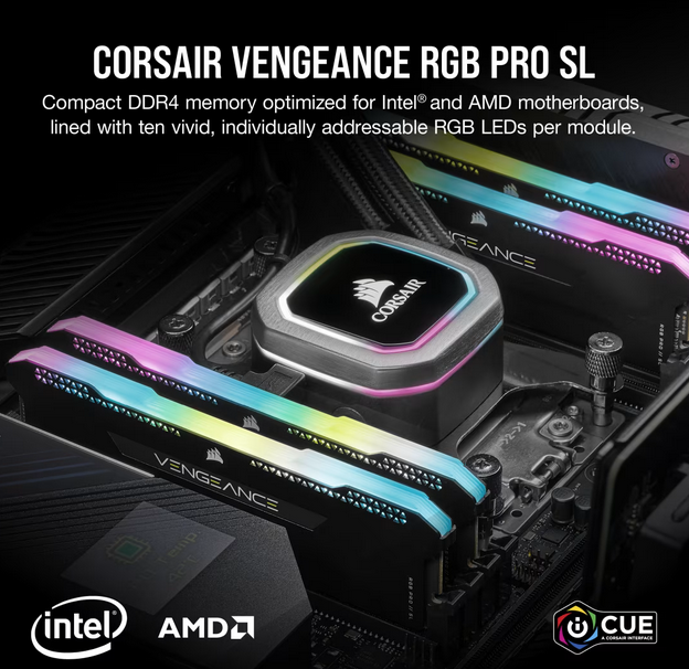 💻 Corsair VENGEANCE RGB PRO SL 8GB DDR4 – B-Ware!