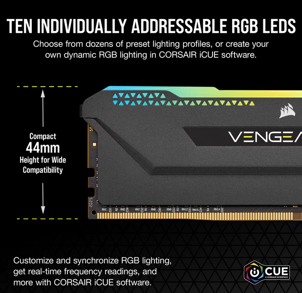 💻 Corsair VENGEANCE RGB PRO SL 8GB DDR4 – B-Ware!