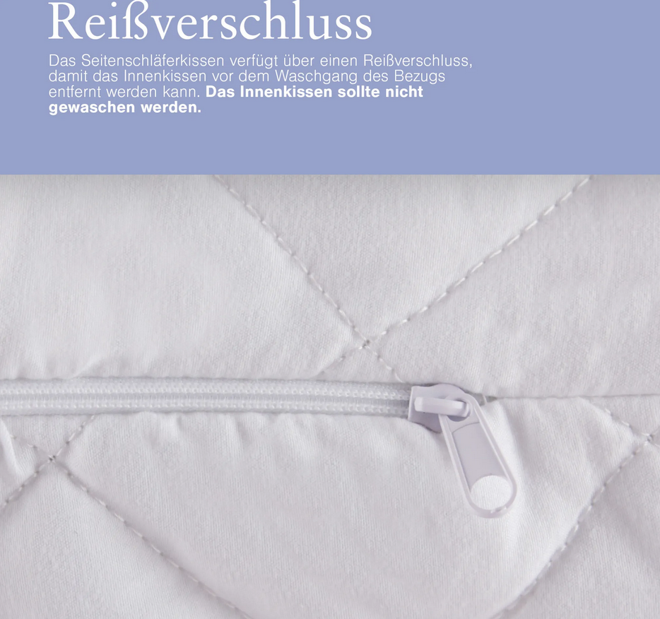 🛌 Dekor Seitenschläferkissen 40×145 cm – B-Ware