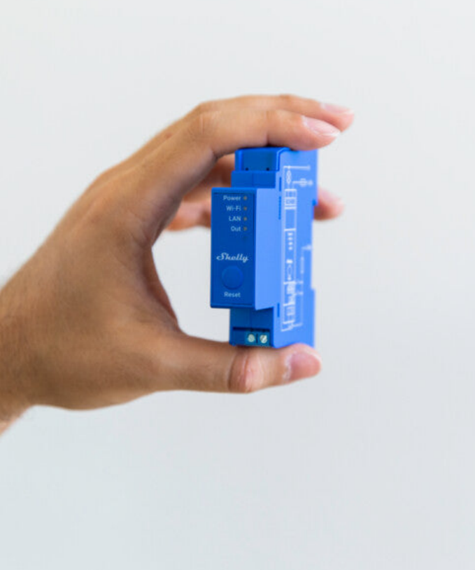 Shelly Pro 1 – professionelles 1-Phasen-Relais mit 16 A Schaltleistung