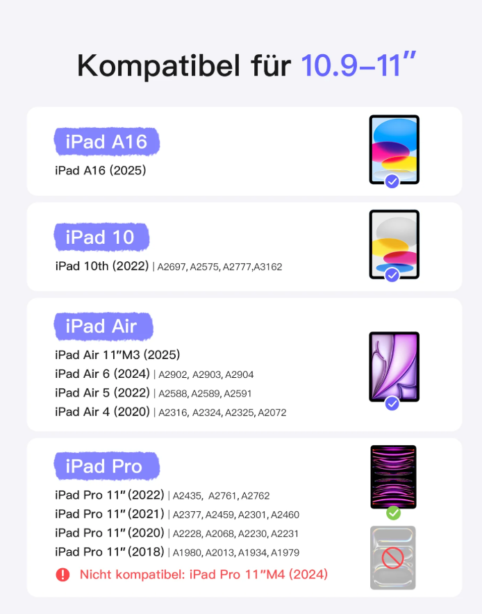 ⌨️ Inateck Tastaturhülle für iPad – B-Ware!