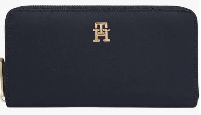 👛 Tommy Hilfiger Damen Geldbörse – Recyceltes Nylon | BLAU - NEU