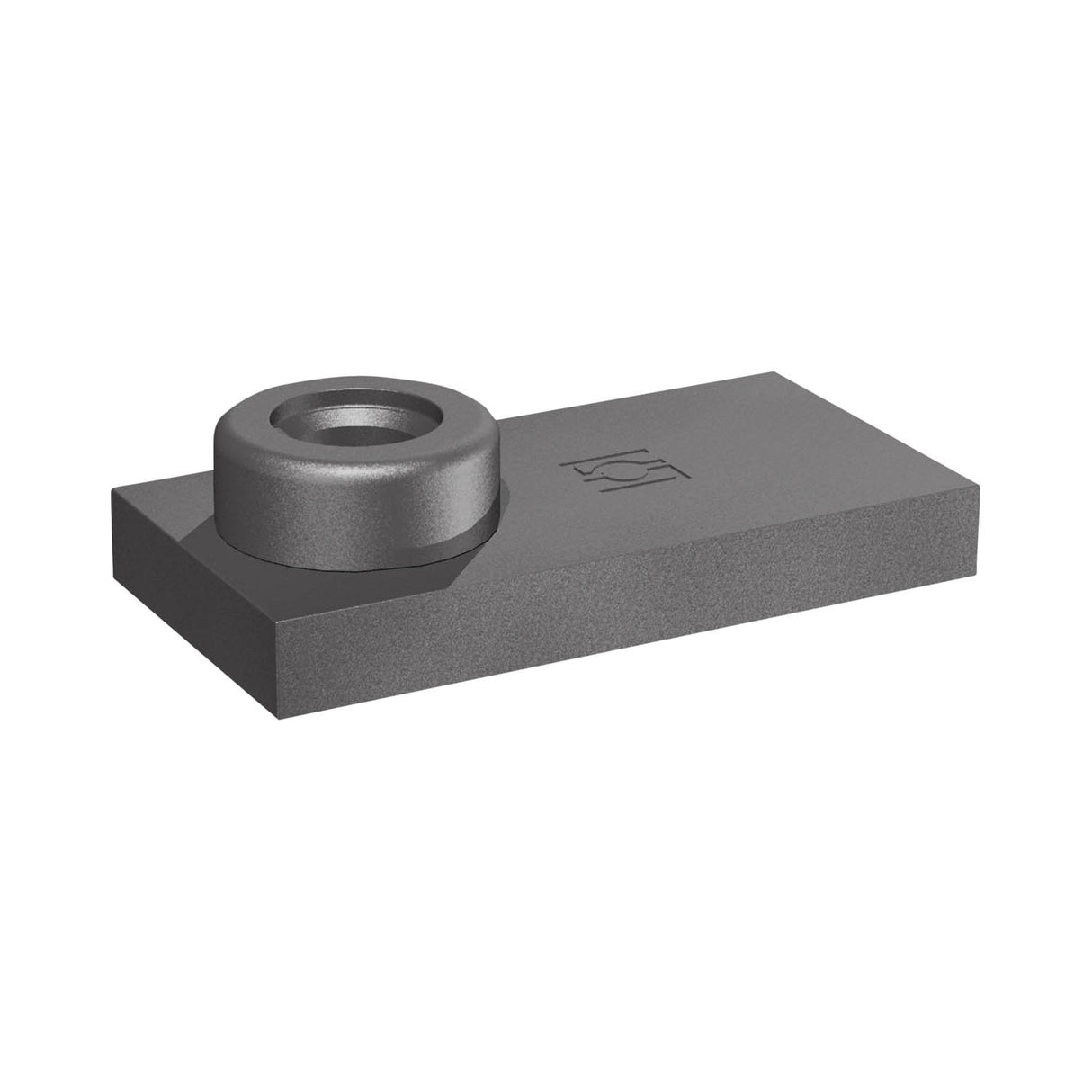 ⚙️ Anschweißplatte Gr. 3 Stahl phosphatiert - 25 Stück