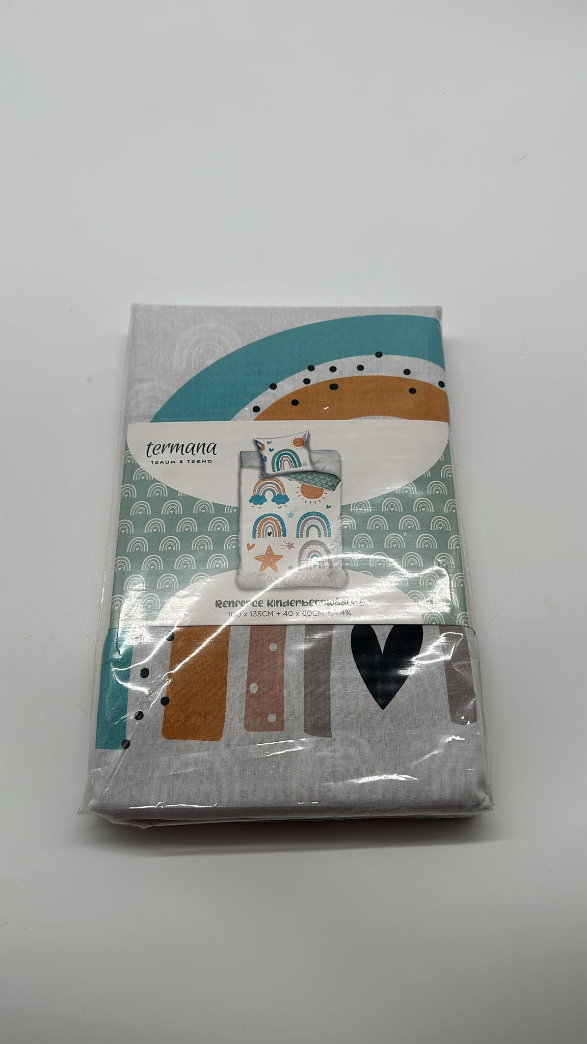 🌟 Termana Renforcé Kinderbettwäsche – 100 x 135 cm + 40 x 60 cm