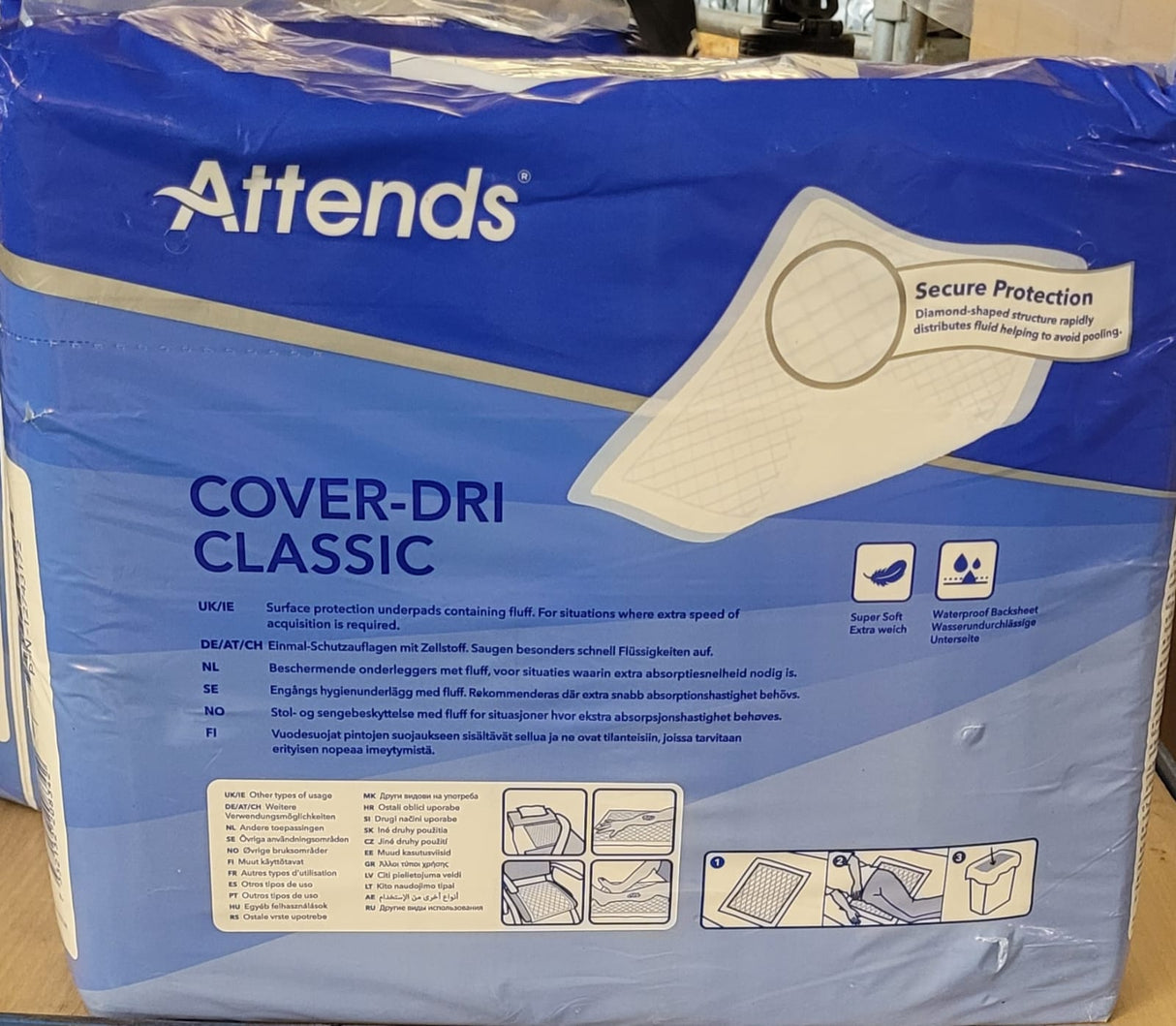 🛏️ ATTENDS Cover-Dri Classic 60x90 cm - B-Ware!