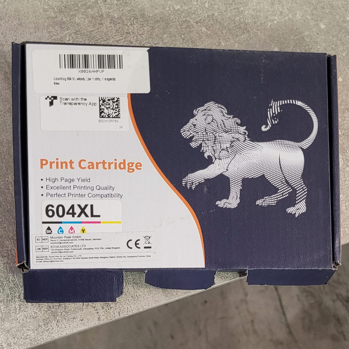 🖨️ ColorKing 604 XL Patronen-Set (4er-Pack) – B-Ware!