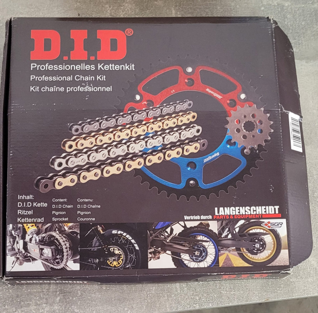 🏍️ D.I.D. Kettenkit 525ZVM-X2 (17/44/118) – B-Ware!