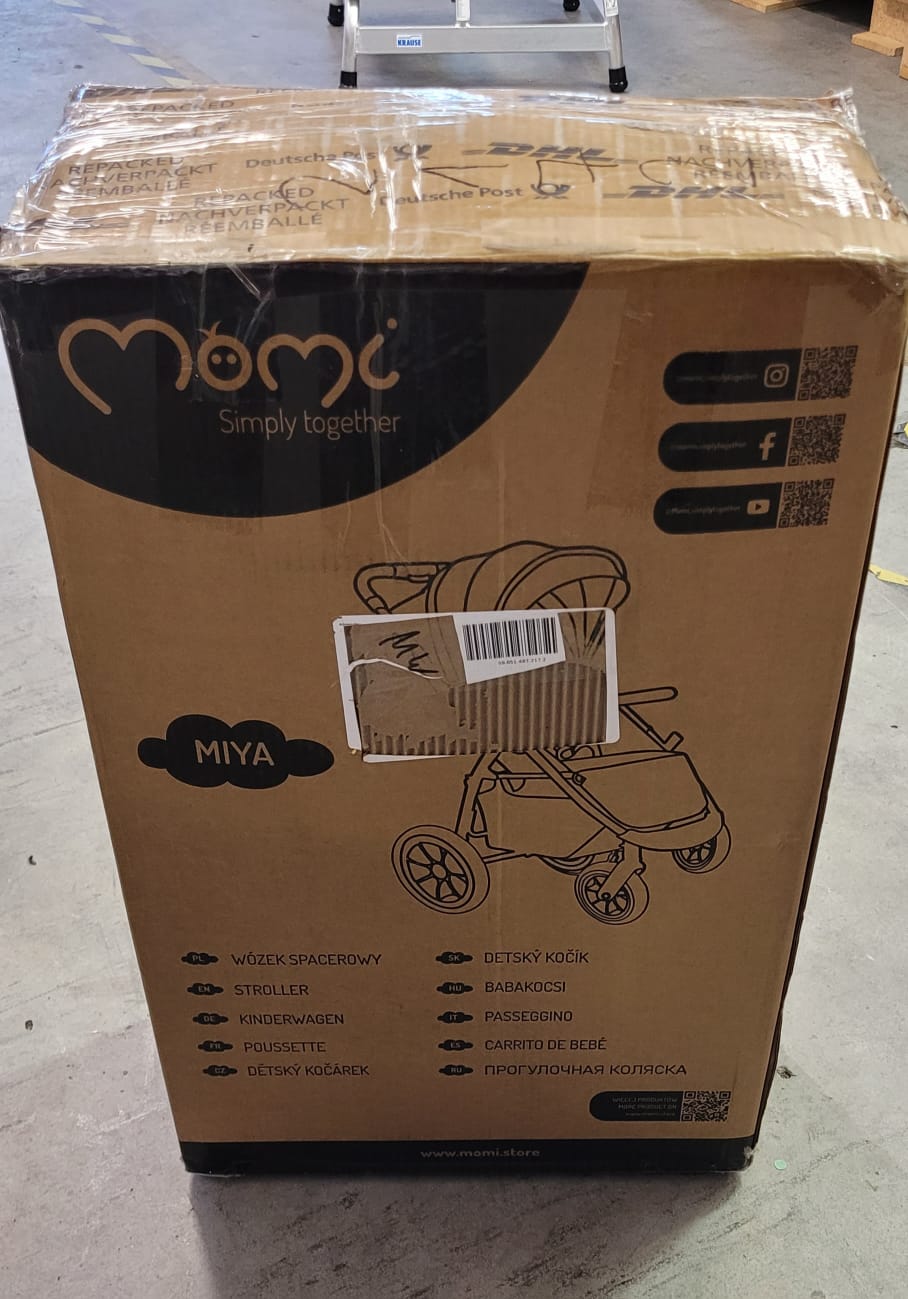 🍼 MoMi MIYA Kinderbuggy Rosa – B-Ware!