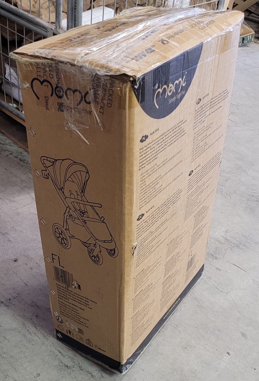🍼 MoMi MIYA Kinderbuggy Rosa – B-Ware!
