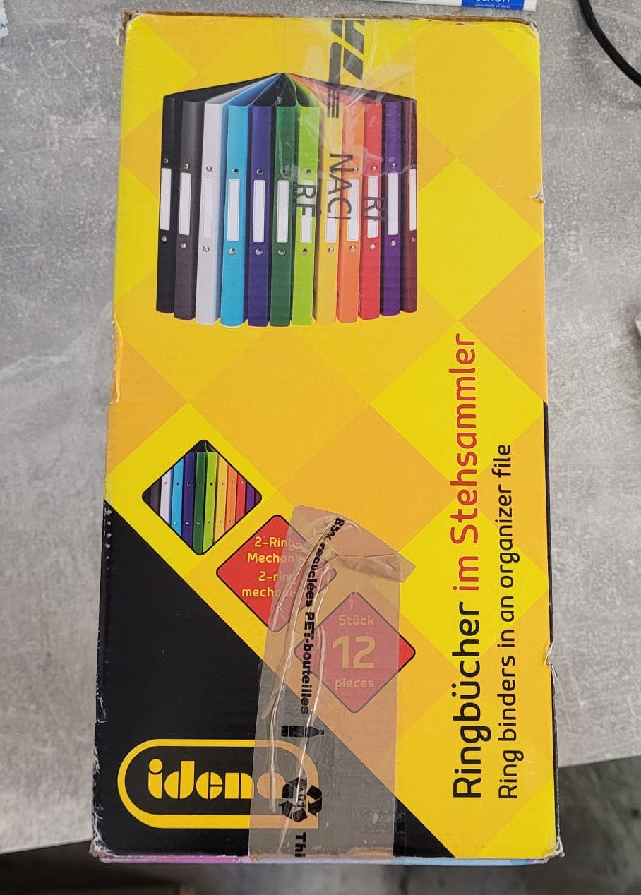 📚 Idena Ringbuch-Display A4 (12 Stück) – B-Ware!
