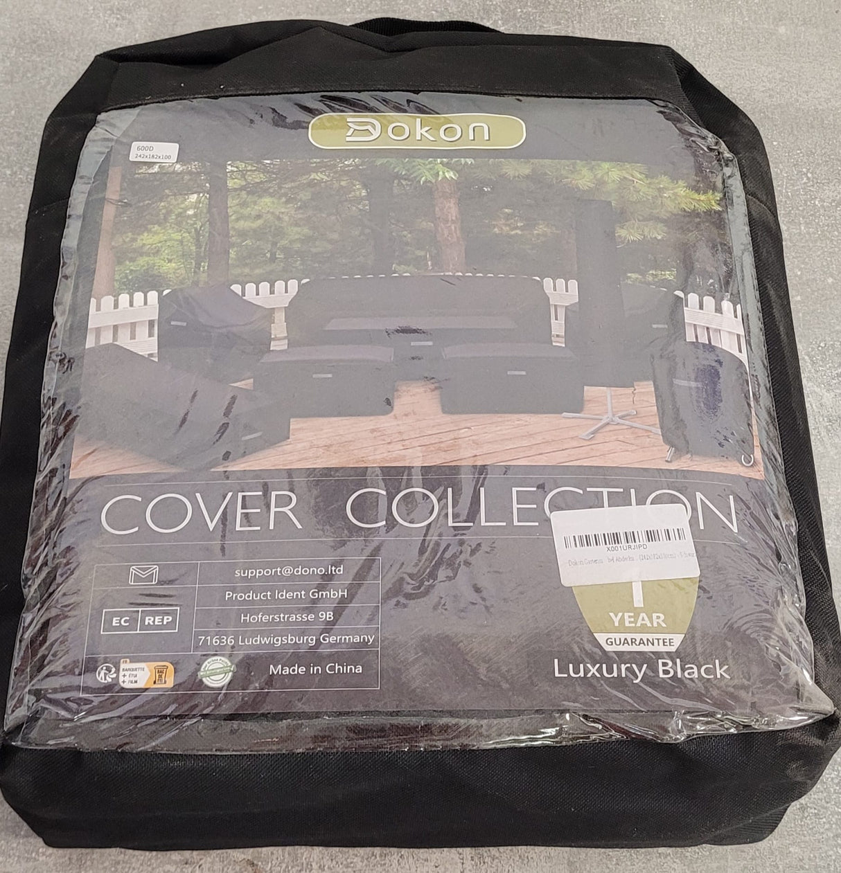 🛡️ Dokon Abdeckplane 242×182×100 cm