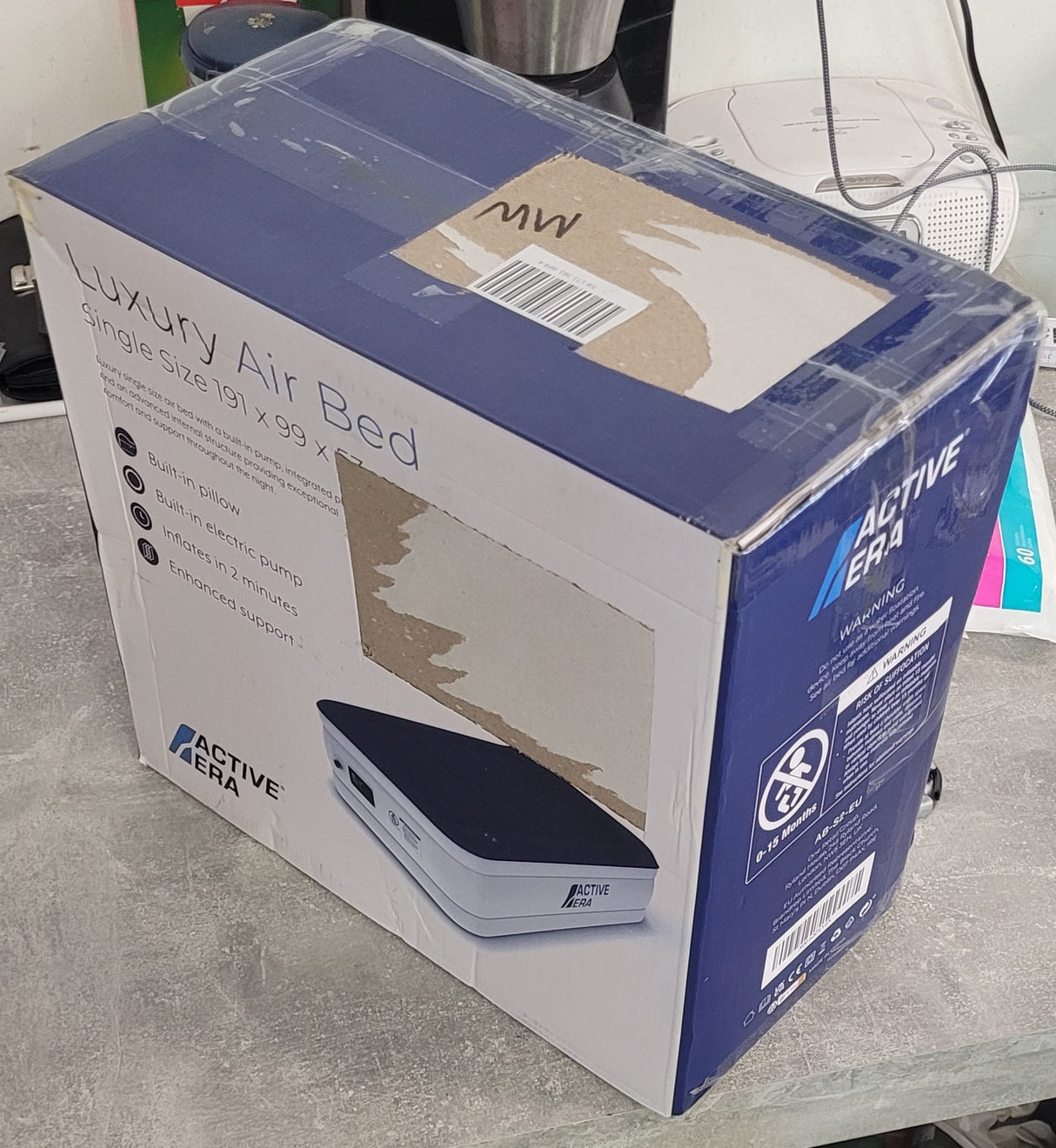 🛏️ ActiveEra Luxus-Luftbett Single – B-Ware!