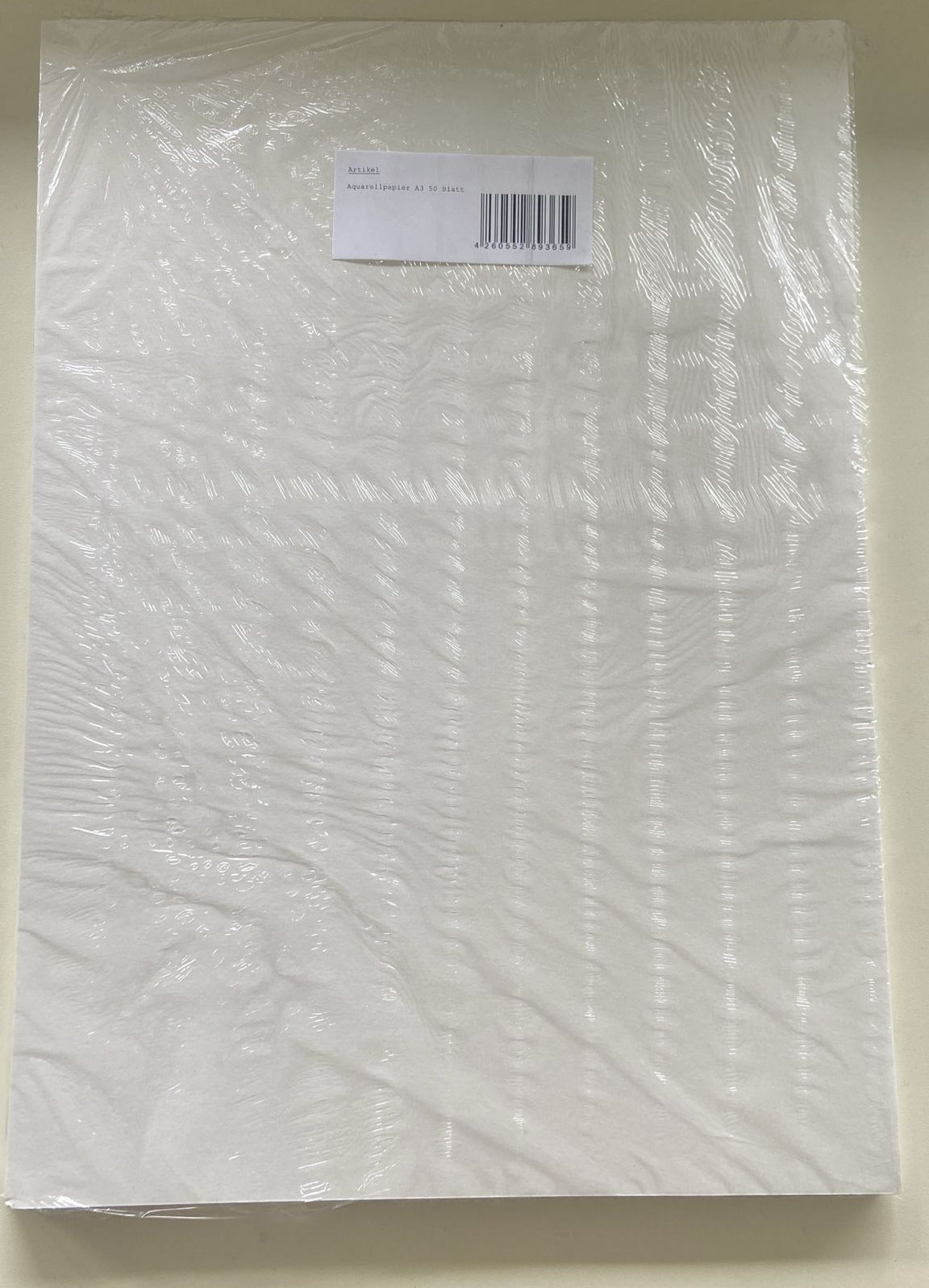 🎨 Aquarellpapier A3 – 50 Blatt
