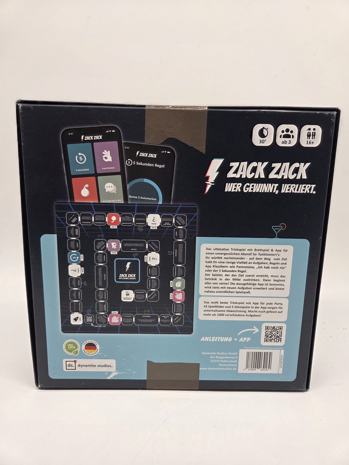 🍻 Zack Zack – Wer gewinnt, verliert! | Trinkspiel (B-Ware)