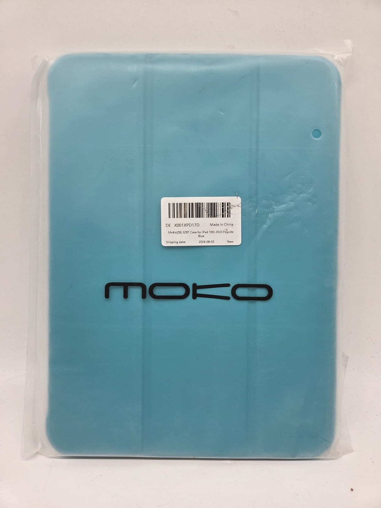 🔵 MoKo iPad Hülle Pagodenblau – B-Ware!