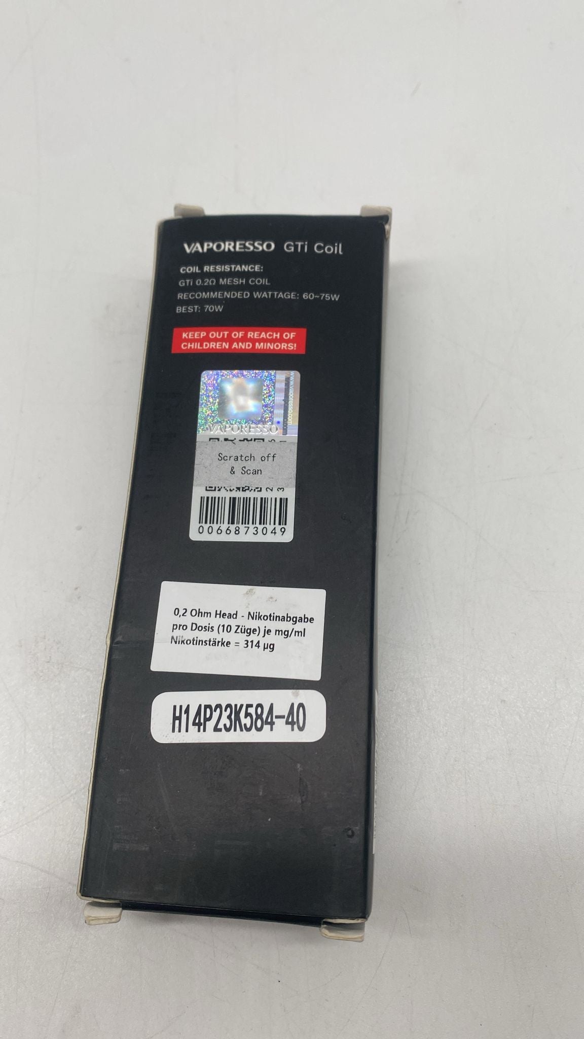 💨 Vaporesso GTi Coil 0,4 Ohm – 5er Pack, DL, - B-Ware