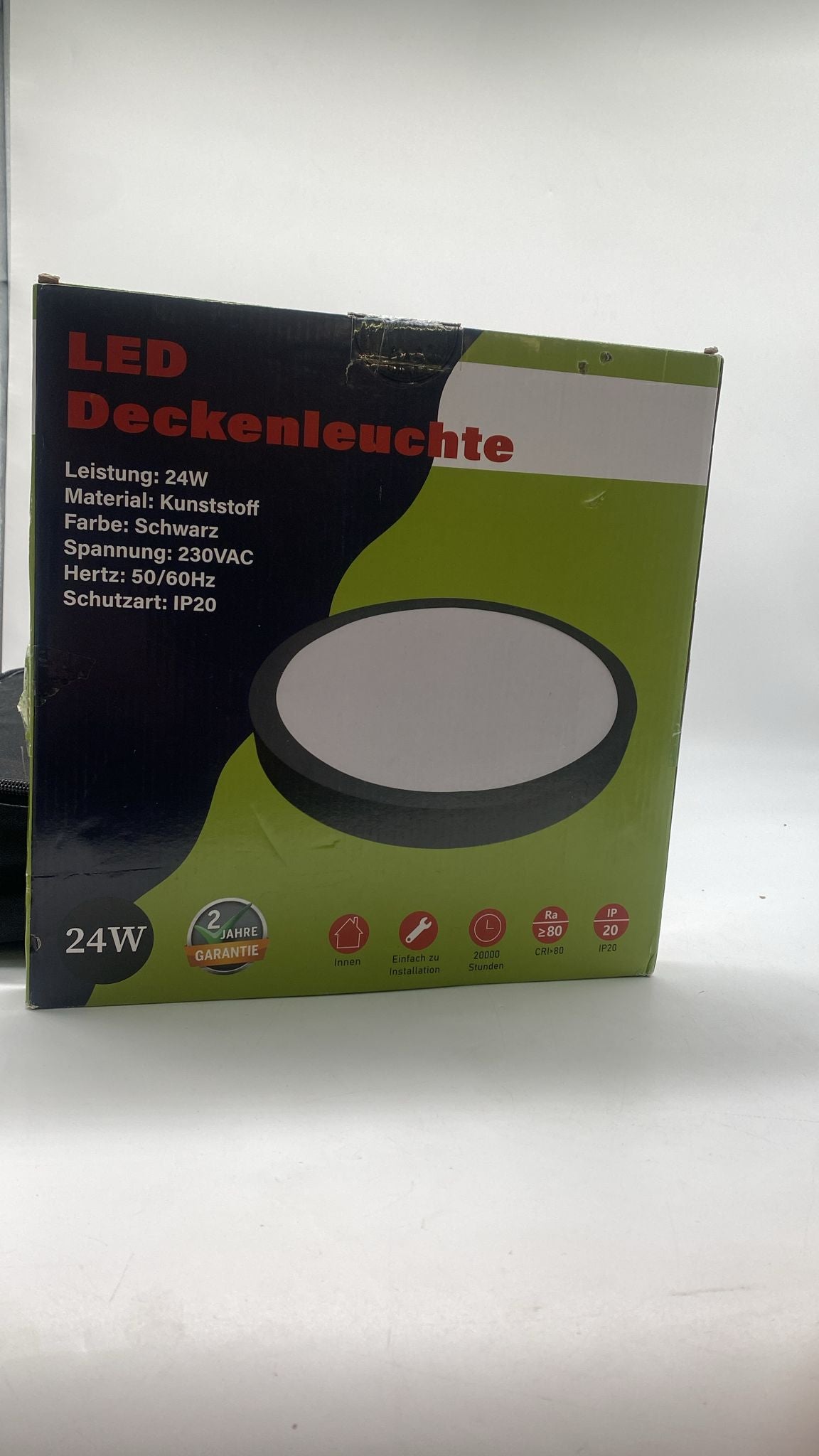 💡 LED Deckenlampe 24W – dimmbar, 3000–650j6500K, 30 cm - B-Ware