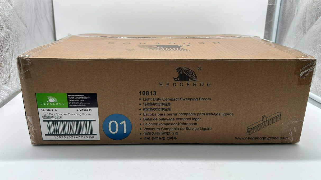 🧹 Hedgehog Light Duty Compact Besen – Blau, leicht & kompakt, neu