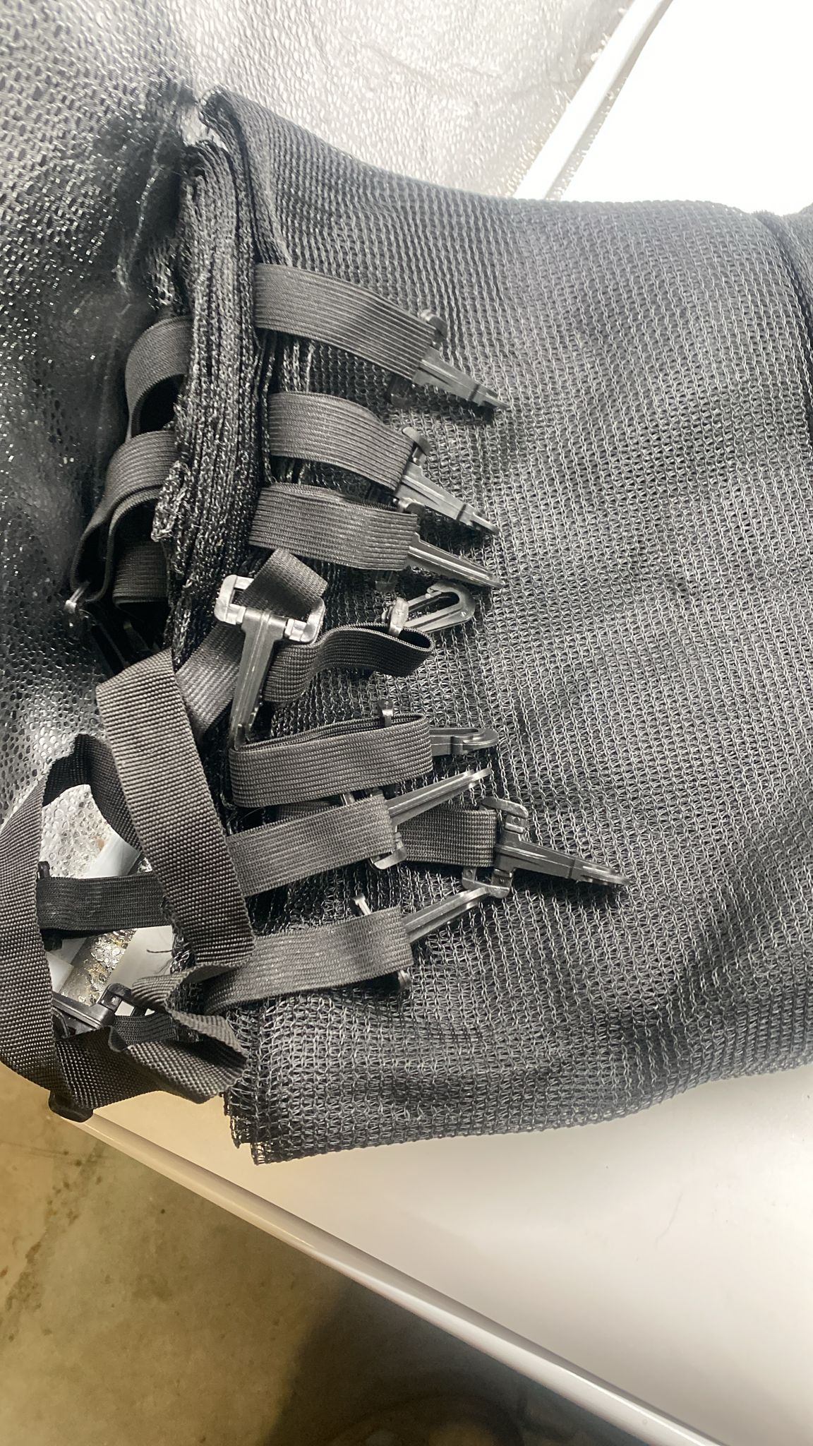 🤸 Monzana Trampolin Sicherheitsnetz Ø 366 cm – 6 Stangen, UV-beständig, neu